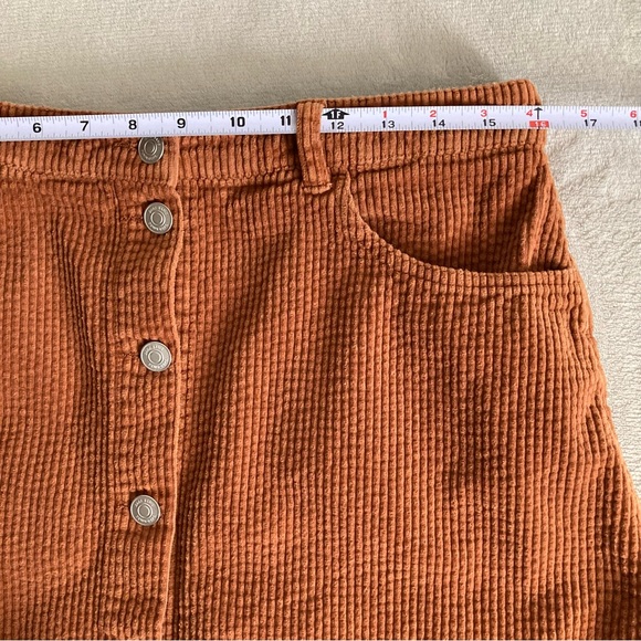 ZARA corduroy mini skirt size large - Picture 6 of 10